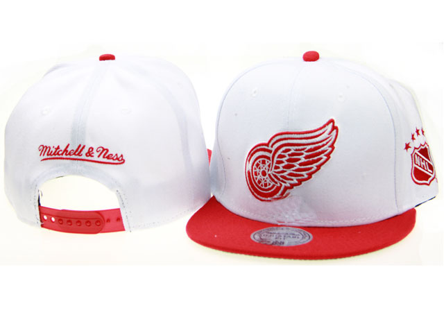NHL Detroit Red Wings M&N Snapback Hat NU05